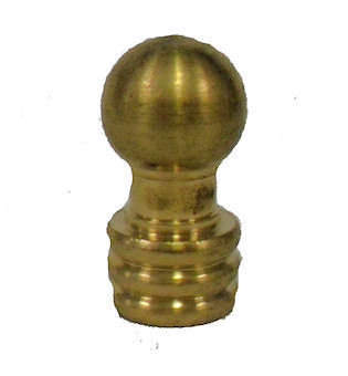 1 1/4" UNF BR FINIAL KNOB